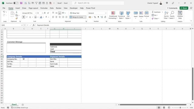 How to Create an Automated Invoice in Excel | Including Formulas and Customer Database смотреть онлайн