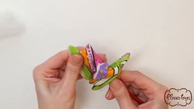 Шьем яркого котика брошь или брелок. Мастер-класс для новичков. | Elma-toys смотреть онлайн