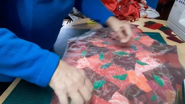 Курточка-бомбер в технике пэчворк пицца. смотреть онлайн