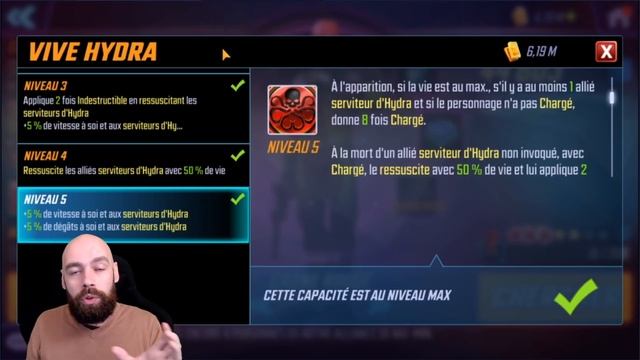 TEAM HYDRA : SKILLS T4, PLACEMENTS ! - Marvel Strike Force смотреть онлайн