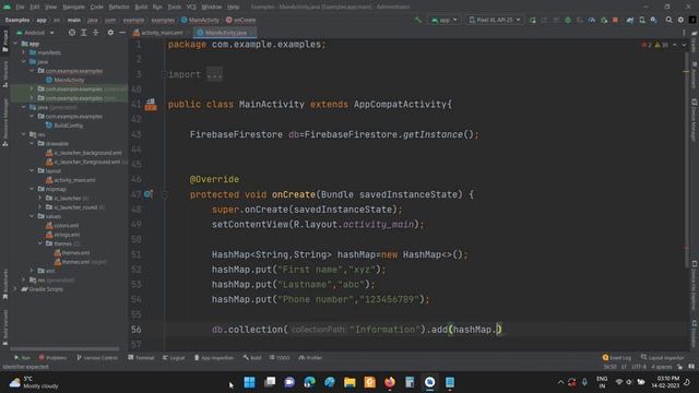 Create And Store Data in Databse in CloudDatabase | CloudDatabse in Firebase | Firebase смотреть онлайн