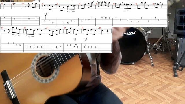 Елисейские поля. Соло гитара. Цифра 3 с фонограммой смотреть онлайн