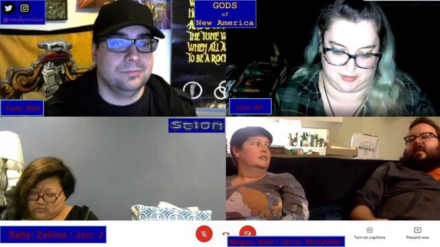 "Gods of New America" Scion TTRPG 9.NOV.2020 смотреть онлайн