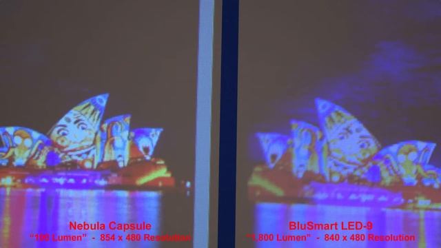 Projector Comparison: Nebula Capsule Vs BluSmart LED-9 Budget Projector (Side By Side Review)