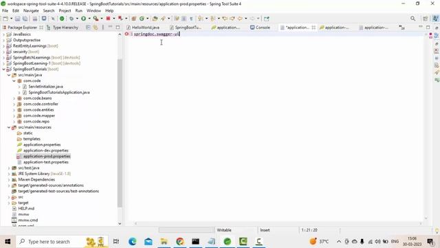 How to Disable Swagger In Production | Springdoc Open Api | Profiling In SpringBoot смотреть онлайн