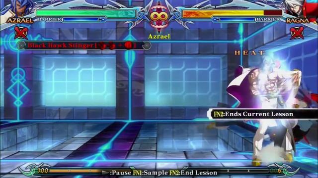 BlazBlue ChronoPhantasma Extend: Tutorial Azrael смотреть онлайн