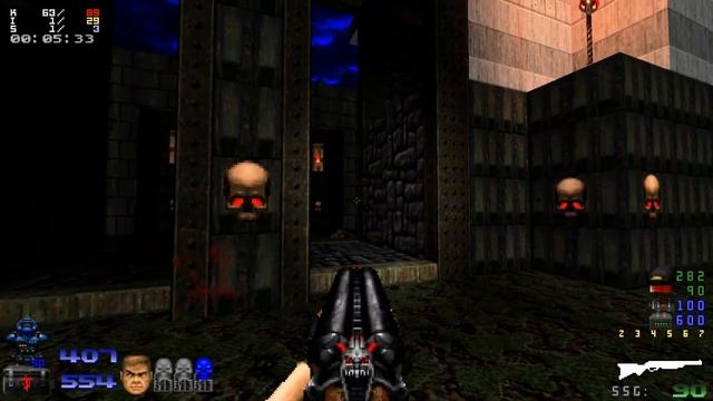 Doom 64 for Doom II - Map 13: Terror Core смотреть онлайн
