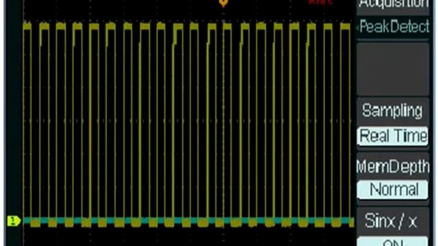 Rigol DS1000E performance check in Peak Detect mode смотреть онлайн