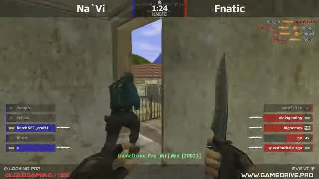 Stream cs 1.6 // Na`Vi -vs- Fnatic // Random-Match from gamedrive.pro @ by kn1fe смотреть онлайн