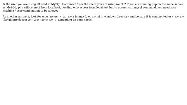 Connecting to a remote mysql server from a windows machine (XP) (5 Solutions!!) смотреть онлайн