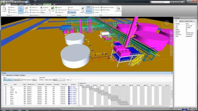 Autodesk Plant Design Suite 2014 Project review and clash detection - Faster project Reviews смотреть онлайн