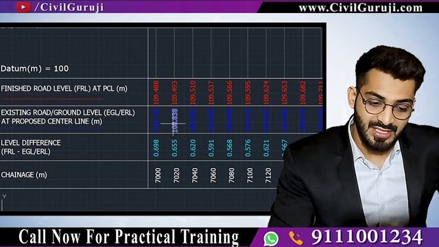 Profile Drawing for Road & Highway Basic to Advance Details in AutoCAD #civilguruji смотреть онлайн