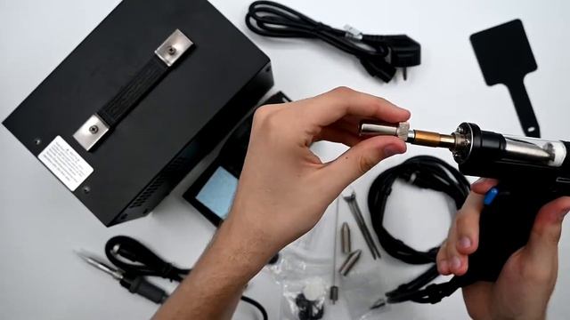 Станция паяльная W.E.P 948 паяльник + оловоотсос смотреть онлайн