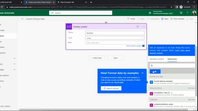 How to convert the string to date time format in Power Automate смотреть онлайн