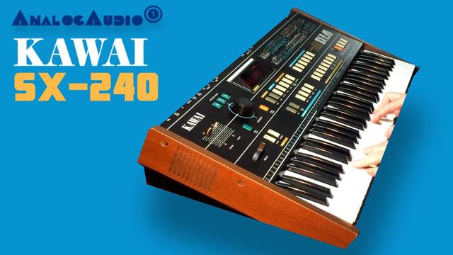KAWAI SX-240 Analog Synthesizer 1985 | HD DEMO смотреть онлайн