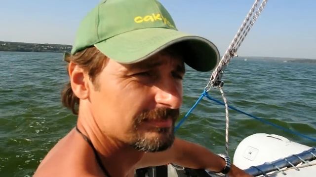 Испытания катамарана AlexCat на Днепре смотреть онлайн