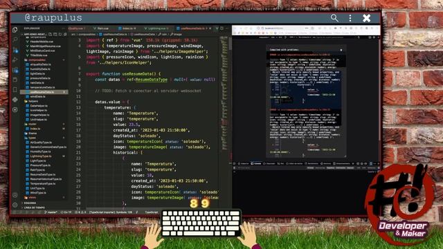 Aprendiendo Ionic+vuejs+ts+websockets... proyecto app del clima desde mis sensores esp32 raspberr… смотреть онлайн