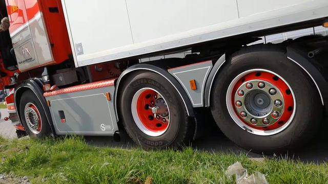 Scania R500 V8 Bjarne Andersen open pipe смотреть онлайн