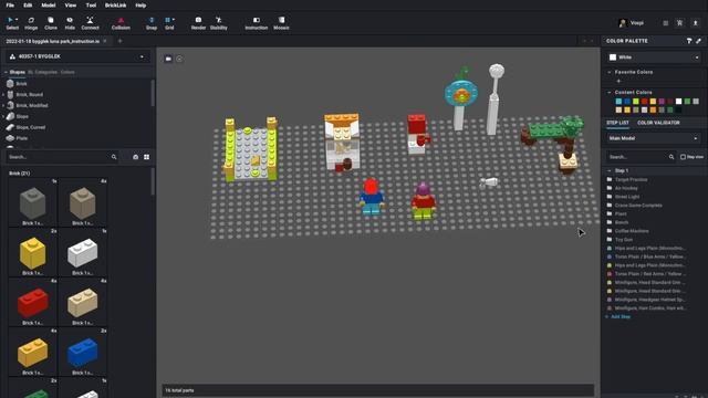 Делаем LEGO в 3d, рендерим, публикуем. Туториал по Bricklink Studio. От новичка для новичков. смотреть онлайн