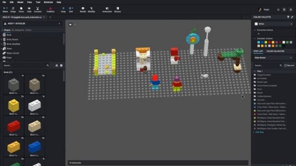 Делаем LEGO в 3d, рендерим, публикуем. Туториал по Bricklink Studio. От новичка для новичков.