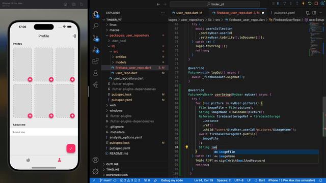 TINDER CLONE #2 • Flutter - BLOC- Firebase • Full Tutorial ✨ смотреть онлайн