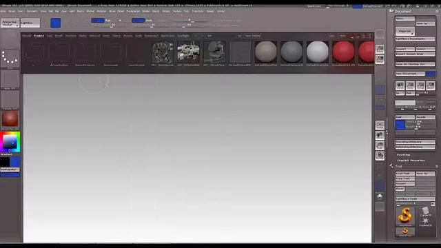 5. ZBrush - Icolors интерфеиса. Уроки самообучения смотреть онлайн