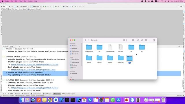 Solution: Unable to find bundled Java version in Android Studio Electric Eel in MacOS смотреть онлайн