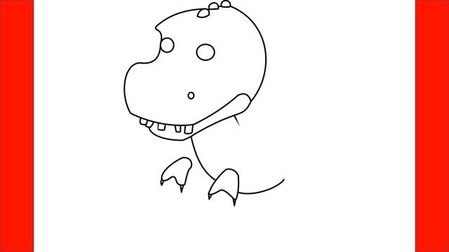 How To Draw T rex From Roblox Adopt Me - Step By Step Drawing смотреть онлайн