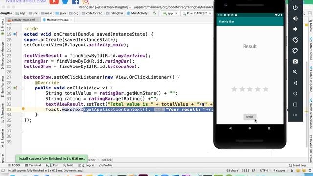 36 Android Studio Toast with Java смотреть онлайн