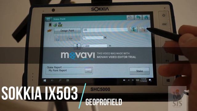GeoProField - Mod de lucru cu Sokkia SHC5000 si iX503 смотреть онлайн