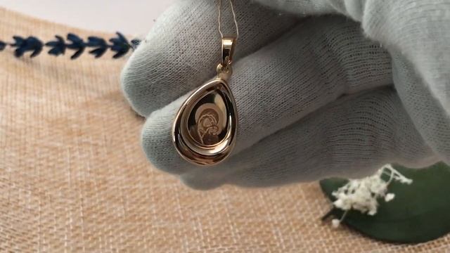 Золотой кулон иконка.Царицыно.Артикул: 140543-1 смотреть онлайн