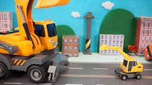 Учим цвета с Тайо Игрушки l Игра с цветом с тележкой l Пещерный призрак против эвакуатора