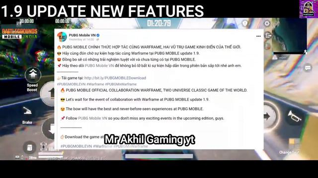 BGMI V1.9 RELEASE DATE | NEW WARFRAME MODE COMING ? RESPAWN IS BACK | #MrAkhilGamingyt смотреть онлайн