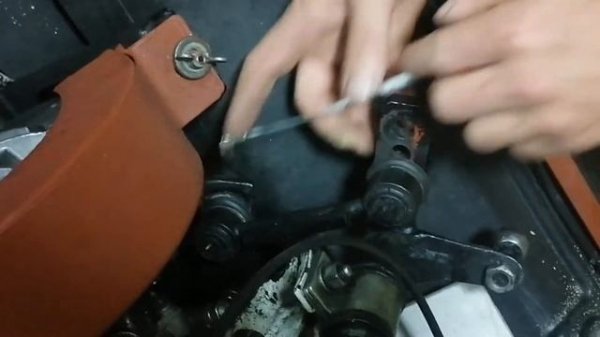 Обзор доработанного рулевого управления снегохода буран, внедрение стойки стабилизатора от авто.