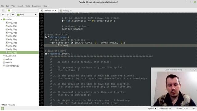 Programming the Game of Go in Python: teaching AI to save the group of stones смотреть онлайн