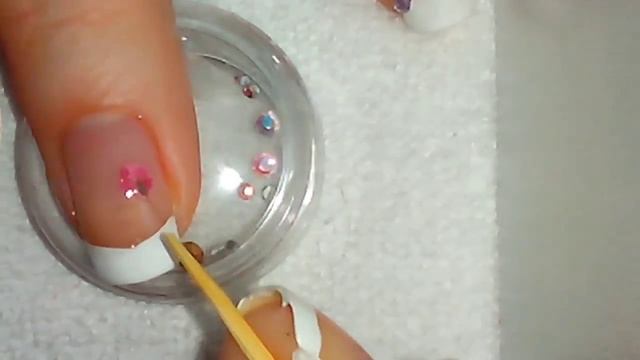Nail Art Tutorial Spring 2014/Свадебный маникюр/ Френч с цветами смотреть онлайн