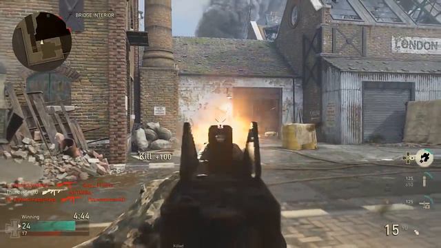 Call Of Duty WW2 M1928 FFA LONDON DOCKS Gameplay! COD WW2 Thompson Multiplayer! Happy New Year 2018