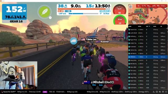 2023-Nov-04: Zwift - Race: Stage 5: Race Watopia - Going Coastal (C) on Going Coastal in Watopia смотреть онлайн