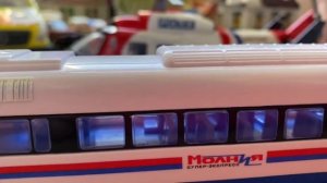 Скоростной поезд Сапсан! Городская железная дорога для детей