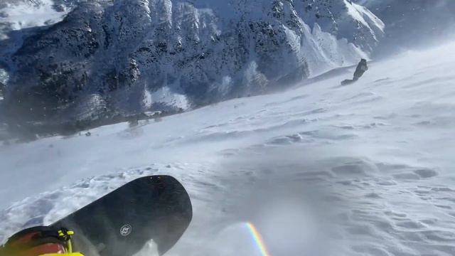 Сноуборд/Спуск с горы Чегет смотреть онлайн