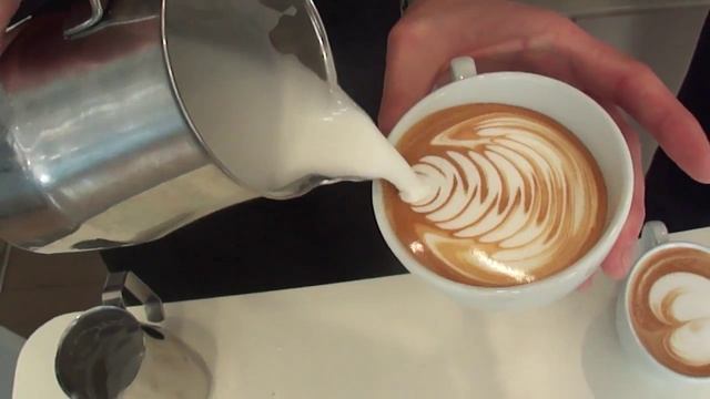 Как приготовить капучино Латте Арт смотреть онлайн