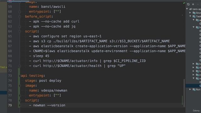 75 - API test stage Run Postman API tests in GitLab CI смотреть онлайн
