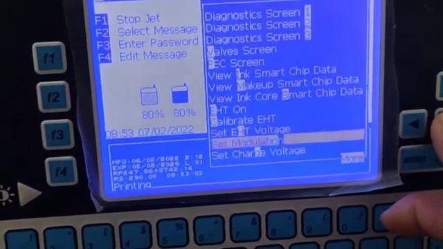 Viscosity Calibration of Videojet 1220#2022 смотреть онлайн