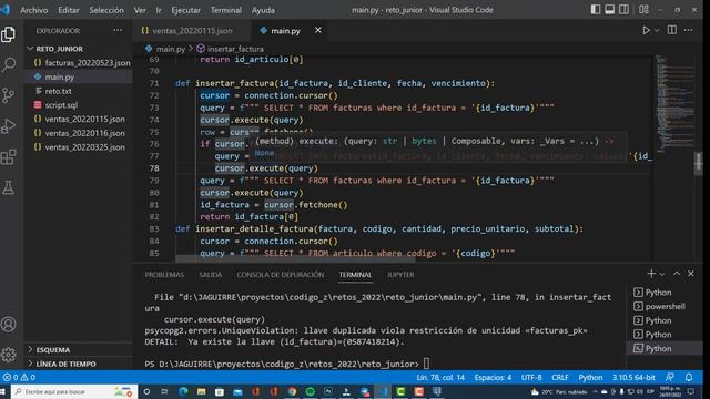 Reto para aplicar a una entrevista de desarrollador Junior en Python смотреть онлайн