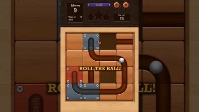 Roll the Ball Alpha Level 58 (Classic - Basic A) - Lösung Solution Walkthrough смотреть онлайн