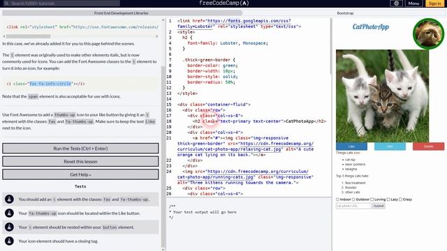 Free Code Camp Walkthrough 35 | Front End Development Libraries - Bootstrap смотреть онлайн