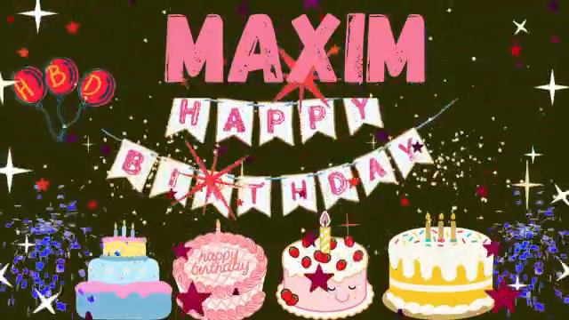 Maxim Happy Birthday song смотреть онлайн