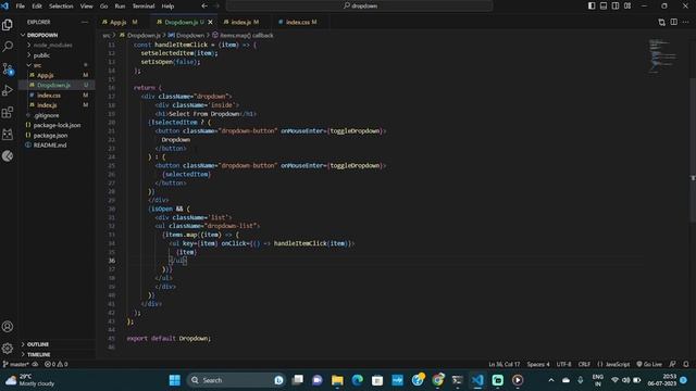 DropDown list using Reactjs смотреть онлайн