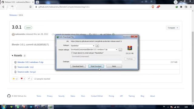 Tutorial Install Blender 3.0 Di Windows 7 ~ Mudah & Cepat !!! смотреть онлайн