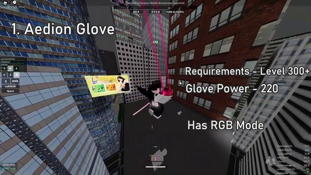 2 NEW GLOVES (1.95 Data Loss Fix Update) (Roblox Parkour) смотреть онлайн
